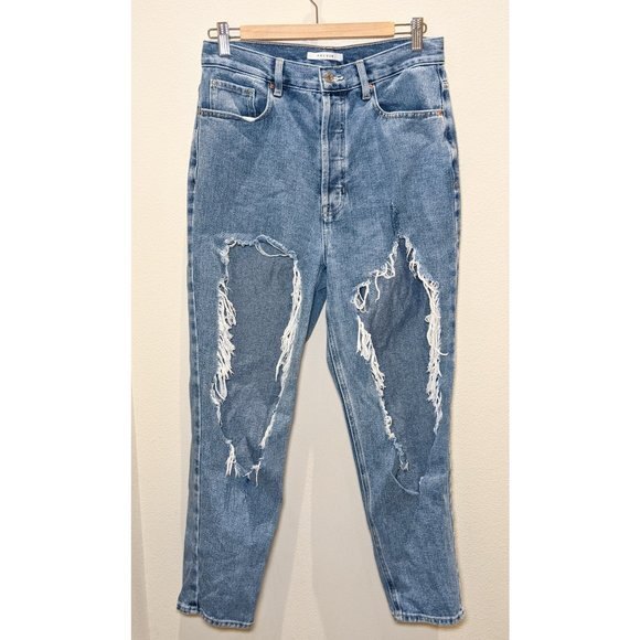 PacSun Distressed Ultra High Waisted Slim Fit Jeans - Picture 2 of 16